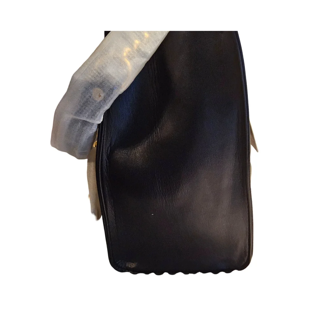 New Christian Lacroix Luxe Black Quilted Satchel